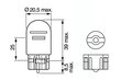 Bosch H21W 12V BAY9S puhdas valo hinta ja tiedot | Polttimot | hobbyhall.fi