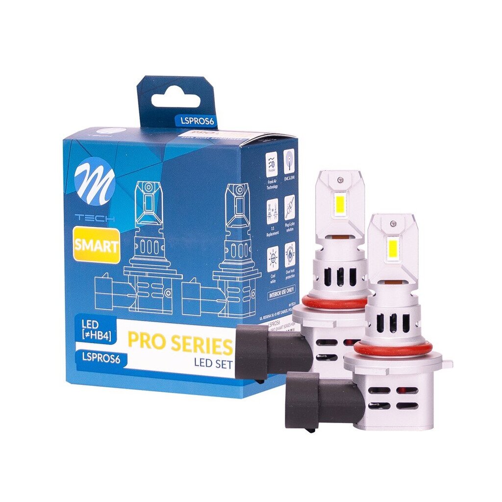 12V LED HB4 Pro Smart 6000K 2kpl hinta ja tiedot | Polttimot | hobbyhall.fi