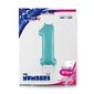 Numero "1" Pastelli Blue hinta ja tiedot | Ilmapallot | hobbyhall.fi