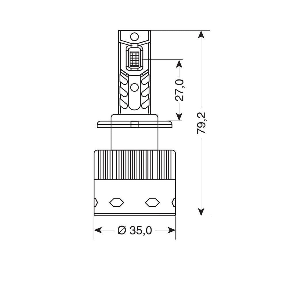 12/24V led-lamppu HID 35W hinta ja tiedot | Polttimot | hobbyhall.fi