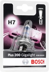 Bosch 12V H7 Plus 200 Gigalight 1kpl hinta ja tiedot | Polttimot | hobbyhall.fi