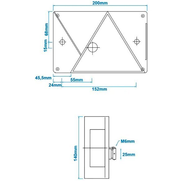 8400 Aspöck Multipoint IV vasen sumuvalo hinta ja tiedot | Peräkärryt ja venetrailerit | hobbyhall.fi