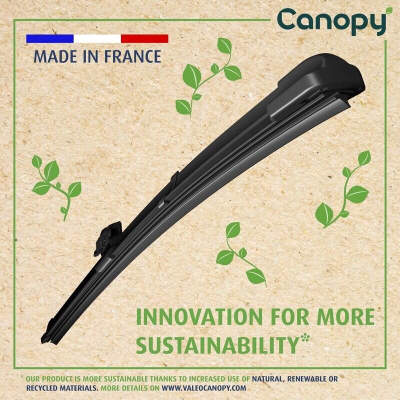 Valeo Canopy pyyhin E 530 583957 hinta ja tiedot | Pyyhkijänsulat | hobbyhall.fi