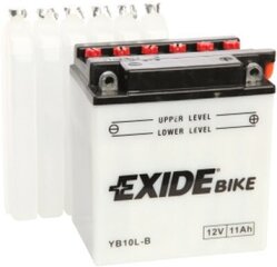 12V 11Ah YB10L-B 135x90x145-+ Exide hinta ja tiedot | Moottoripyörien akut | hobbyhall.fi