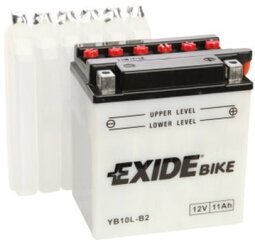 12V 11Ah YB10L-B2 135x90x145-+ Exide hinta ja tiedot | Moottoripyörien akut | hobbyhall.fi