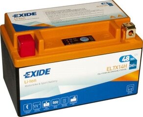 Exide Lithium 12V 48Wh 240A 150x87x93+- hinta ja tiedot | Moottoripyörien akut | hobbyhall.fi