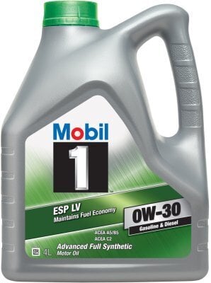 MOBIL 4L ESP LV 0W30 A5/B5 hinta ja tiedot | Moottoriöljyt | hobbyhall.fi