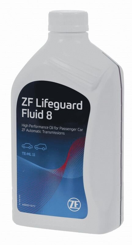 Alkuperäinen ZF automaattivaihteistoöljy ZF LifeGuardFluid 8 hinta ja tiedot | Voiteluöljyt ja -nesteet | hobbyhall.fi