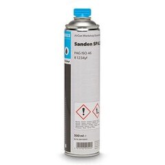 PAG öljy R1234yf ISO46 SANDEN SPA2 500ml hinta ja tiedot | Moottoriöljyt | hobbyhall.fi