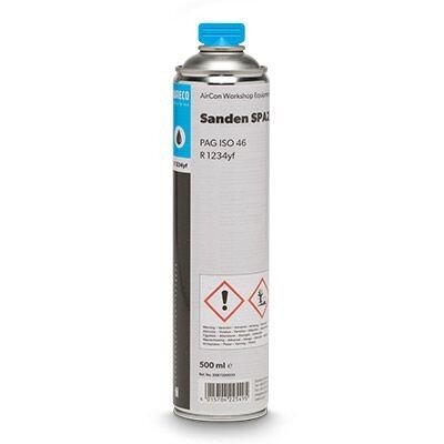 PAG öljy R1234yf ISO46 SANDEN SPA2 500ml hinta ja tiedot | Moottoriöljyt | hobbyhall.fi