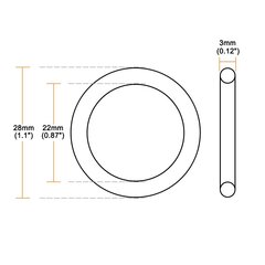 Hankintakartta - 20 silikonitiivistysrenkaat VMQ hinta ja tiedot | Kotitaloustarvikkeet | hobbyhall.fi