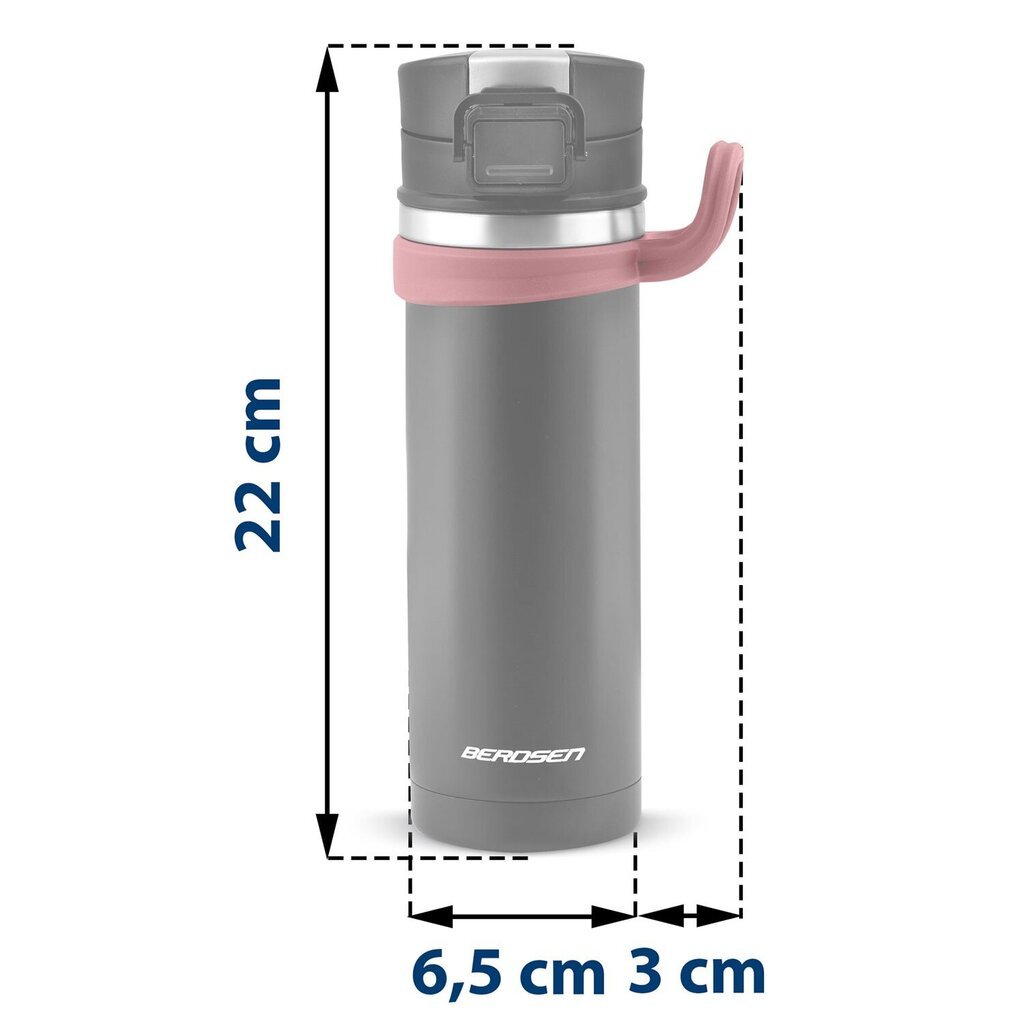 Tyhjiötermospullo 450 ml BD-783 musta hinta ja tiedot | Termoskannut ja termosmukit | hobbyhall.fi