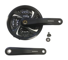 Kampisarja, 175mm, 48 x 38 x 28T, Shimano FC-TX801 hinta ja tiedot | Muut polkupyörän varaosat | hobbyhall.fi