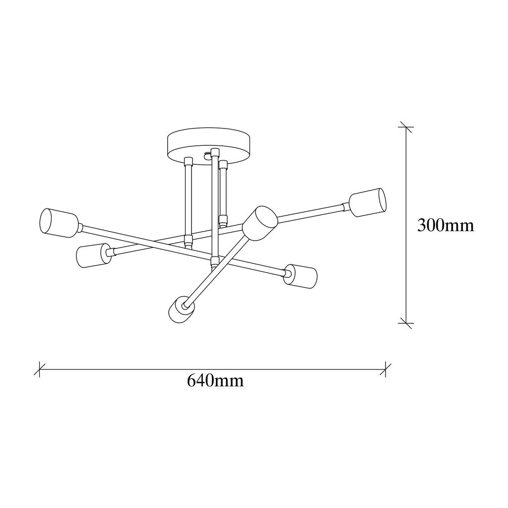 Kattovalaisin Opviq Flower - 175. hinta ja tiedot | Kattovalaisimet | hobbyhall.fi