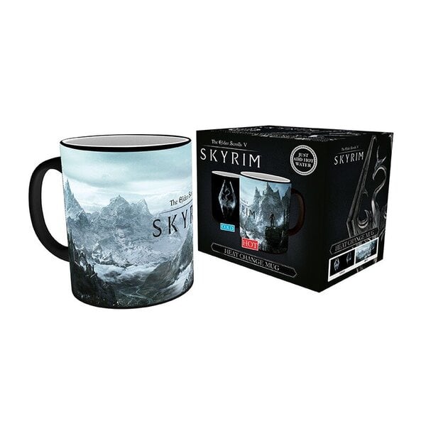 Skyrim Mug heatchange 320ml Dragon Symbol