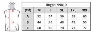 Miesten liivi Jingpai 810, harmaa hinta ja tiedot | Miesten liivit | hobbyhall.fi