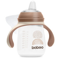 Baboo nokkamuki, 260 ml, Au Naturale, keltainen, 6kk hinta ja tiedot | Tuttipullot ja tarvikkeet | hobbyhall.fi