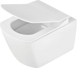 WC-istuin Deante Anemon Rimless hitaasti laskeutuvalla kannella, White hinta ja tiedot | WC-istuimet | hobbyhall.fi