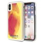 Puhelinkuori Guess GUHCPXGLCPI iPhone X/Xs vaaleanpunainen kovakuori California Glow in the dark hinta ja tiedot | Puhelimen kuoret ja kotelot | hobbyhall.fi