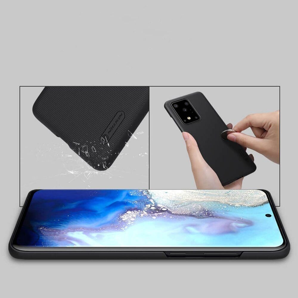 Nillkin Super Frosted Shield puhelinkuori Samsung Galaxy S20 Ultralle, musta hinta ja tiedot | Puhelimen kuoret ja kotelot | hobbyhall.fi