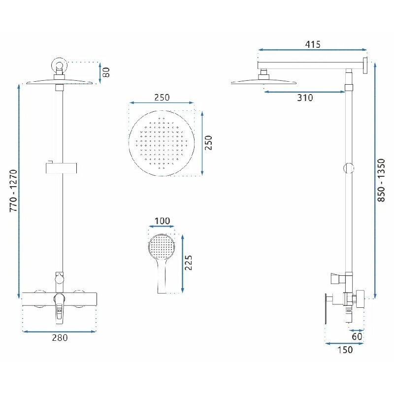 Suihkuhana Aldi Chrome hinta ja tiedot | Suihkusetit | hobbyhall.fi