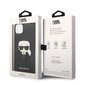 Karl Lagerfeld PU Saffiano Karl Head Case iPhone 14 Plus -puhelimelle, musta hinta ja tiedot | Puhelimen kuoret ja kotelot | hobbyhall.fi