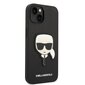 Karl Lagerfeld PU Saffiano Karl Head Case iPhone 14 Plus -puhelimelle, musta hinta ja tiedot | Puhelimen kuoret ja kotelot | hobbyhall.fi