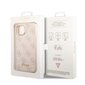 Guess PC/TPU 4G Metal Camera Outline Case iPhone 14 Plus -puhelimelle, vaaleanpunainen hinta ja tiedot | Puhelimen kuoret ja kotelot | hobbyhall.fi