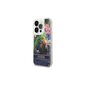 Guess iPhone 14 Pro 6.1" GUHCP14LLFLSB sininen Flower Liquid Glitter hinta ja tiedot | Puhelimen kuoret ja kotelot | hobbyhall.fi