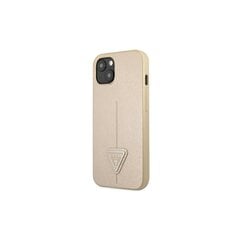 Guess iPhone 14 Pro Max 6,7" GUHCP14XPSATLE beige HC Saffiano PU-kolmio hinta ja tiedot | Puhelimen kuoret ja kotelot | hobbyhall.fi