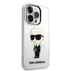 Karl Lagerfeld IML Ikonik NFT iPhone 14 Pro Max läpinäkyvä hinta ja tiedot | Puhelimen kuoret ja kotelot | hobbyhall.fi