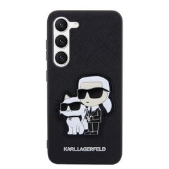 Karl Lagerfeld Samsung Galaxy S23+:lle, musta hinta ja tiedot | Puhelimen kuoret ja kotelot | hobbyhall.fi