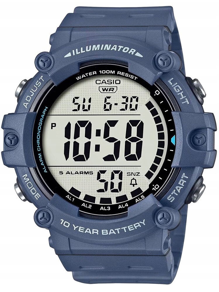 Miesten kello Casio Sport Illuminator AE-1500WH-2A, sininen hinta ja tiedot | Miesten kellot | hobbyhall.fi