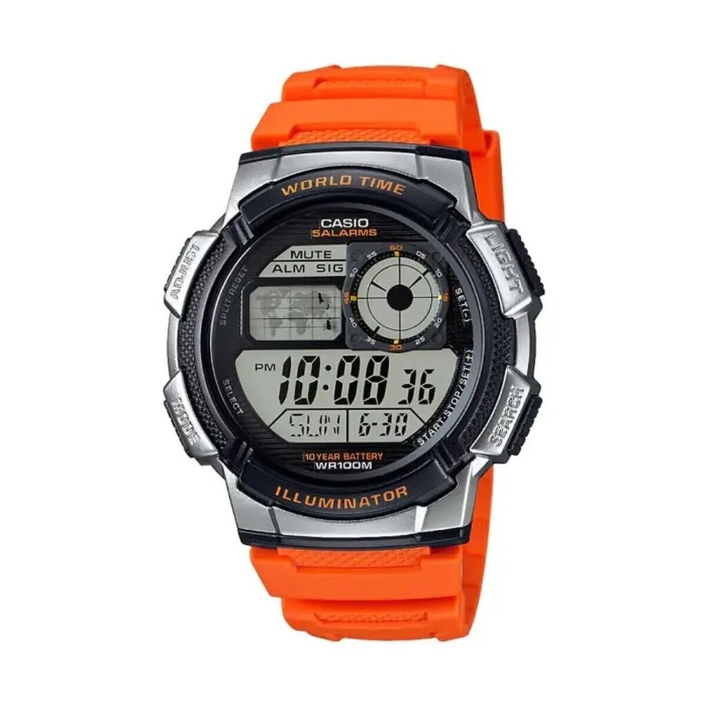 Miesten kello Casio WORLD TIME ILLUMINATOR S7273602 hinta ja tiedot | Miesten kellot | hobbyhall.fi