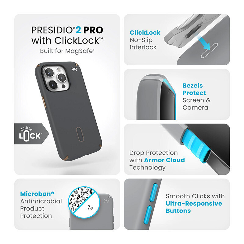 Speck Presidio2 Pro ClickLock hinta ja tiedot | Puhelimen kuoret ja kotelot | hobbyhall.fi