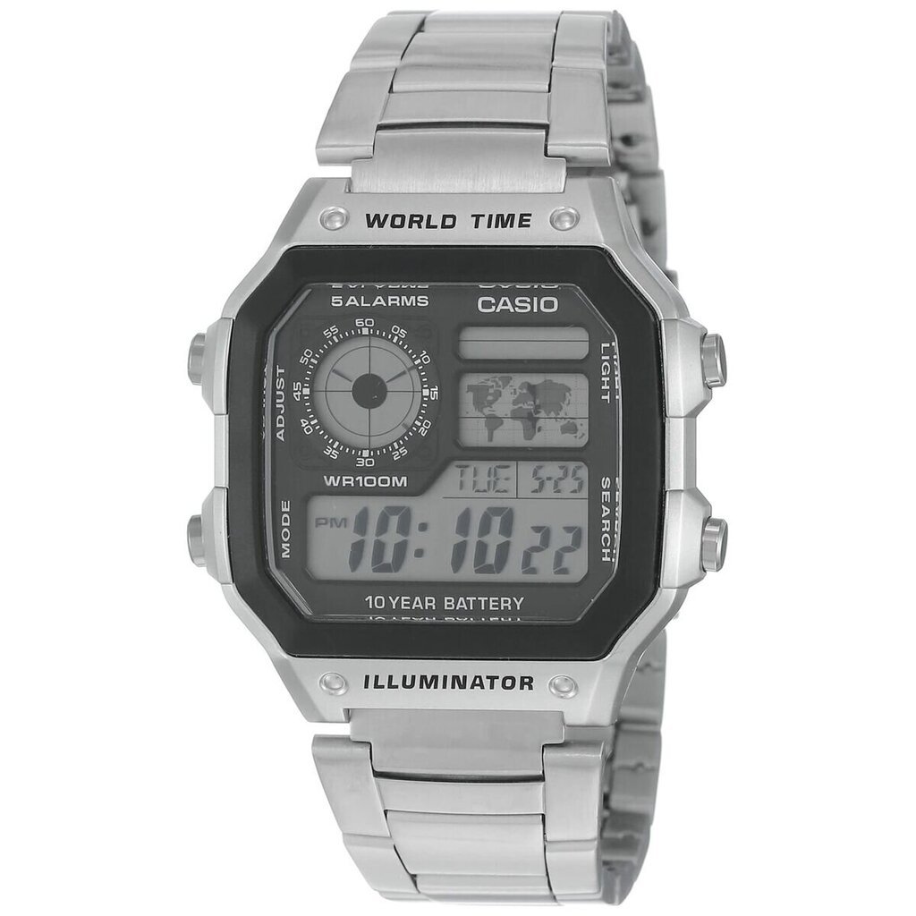 Miesten kello Casio Illuminator Worldtime S7290704 hinta ja tiedot | Miesten kellot | hobbyhall.fi