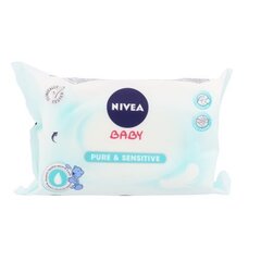 Nivea Baby Pure & Sensitive -vauvan kosteuspyyhkeet, 63 kpl hinta ja tiedot | Kosteuspyyhkeet, vanulaput ja vanupuikot | hobbyhall.fi