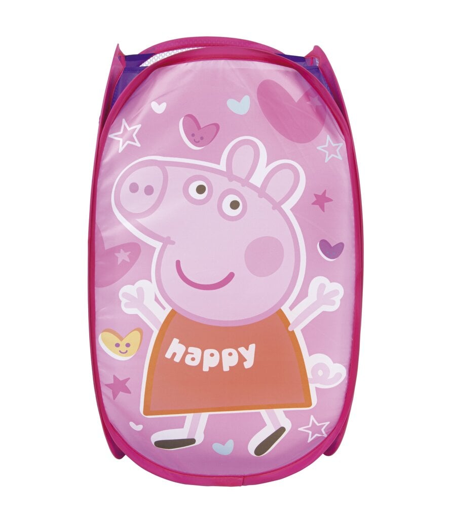 peppa pig kokoontaitettava lelulaukku, arditex, 36x36x58 cm. hinta ja tiedot | Säilytyslaatikot ja -korit | hobbyhall.fi