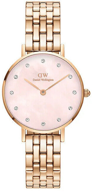 Daniel Wellington Petite Lumine 5-Link DW00100617 hinta ja tiedot | Naisten kellot | hobbyhall.fi