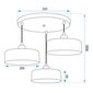 APP1334-3CP MULTA KULTA RIGNING-LAMPU hinta ja tiedot | Riippuvalaisimet | hobbyhall.fi