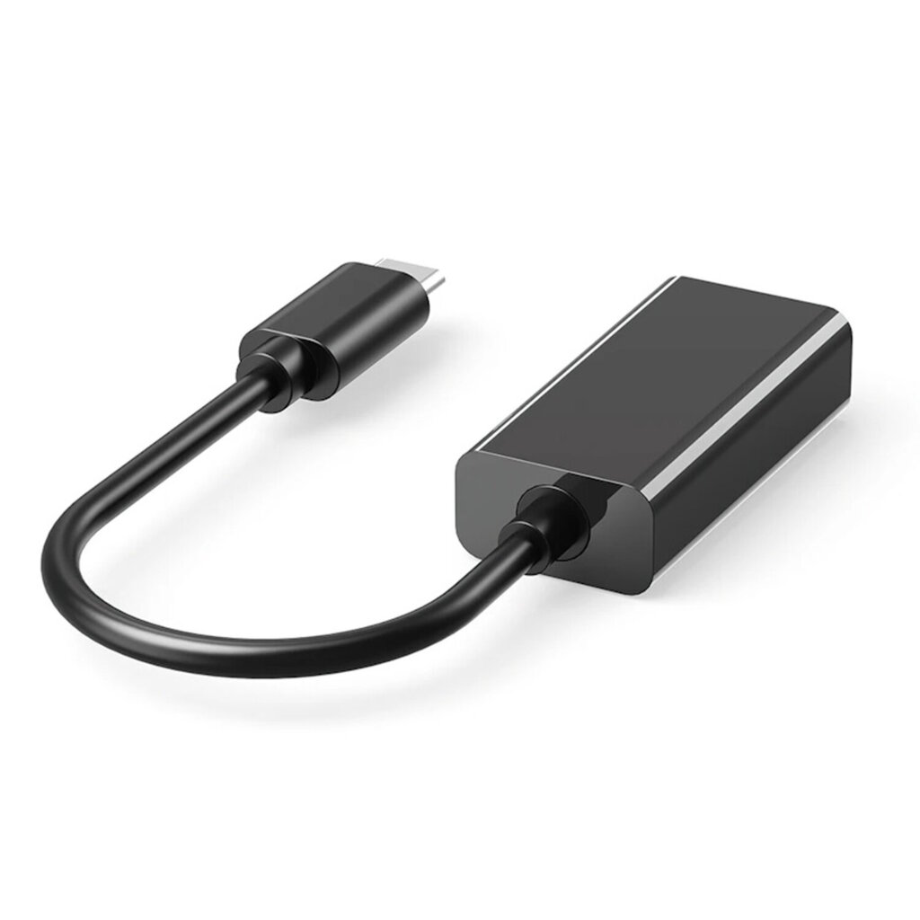 iLike HD7 USB-C -liitin HDMI 4K -naaraspuoliseen ääni- ja videokaapelisovittimeen 10 cm - muunnin musta (OEM) hinta ja tiedot | Adapterit | hobbyhall.fi