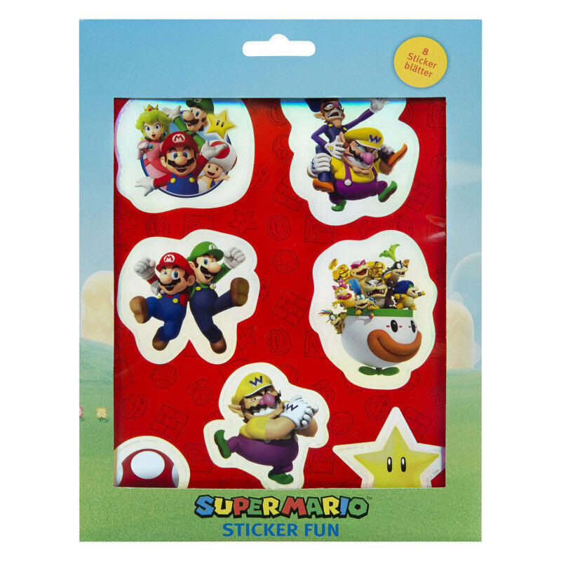 super mario -tarrat, 5 kpl hinta ja tiedot | Koristeet ja tarrat | hobbyhall.fi