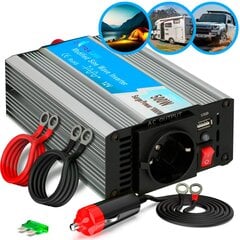 extralink opim-500w 12v, 500w auton jännitemuunnin hinta ja tiedot | Sähköiset lisätarvikkeet | hobbyhall.fi