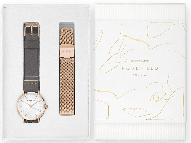 Rosefield The West Village -naisten rannekello, lahjapakkaus hinta ja tiedot | Naisten kellot | hobbyhall.fi