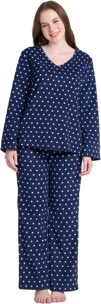 LAPASA Naisten Fleece Pyjama Navy M hinta ja tiedot | Yöasut ja pyjamat | hobbyhall.fi