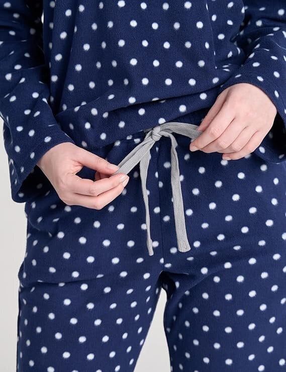 LAPASA Naisten Fleece Pyjama Navy M hinta ja tiedot | Yöasut ja pyjamat | hobbyhall.fi