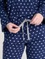 LAPASA Naisten Fleece Pyjama Navy M hinta ja tiedot | Yöasut ja pyjamat | hobbyhall.fi