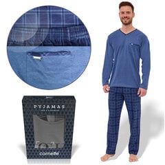 Miesten pyjama CORNETTE CLARK, puuvilla hinta ja tiedot | Miesten kylpytakit ja pyjamat | hobbyhall.fi