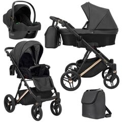 Lastenvaunut Lazzio Premium Kunert 3in1, Black ECO hinta ja tiedot | Vaunut ja rattaat | hobbyhall.fi