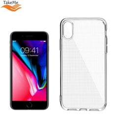 TakeMe Clear 2mm Apple iPhone 7 / 8 / SE (2020) hinta ja tiedot | Puhelimen kuoret ja kotelot | hobbyhall.fi